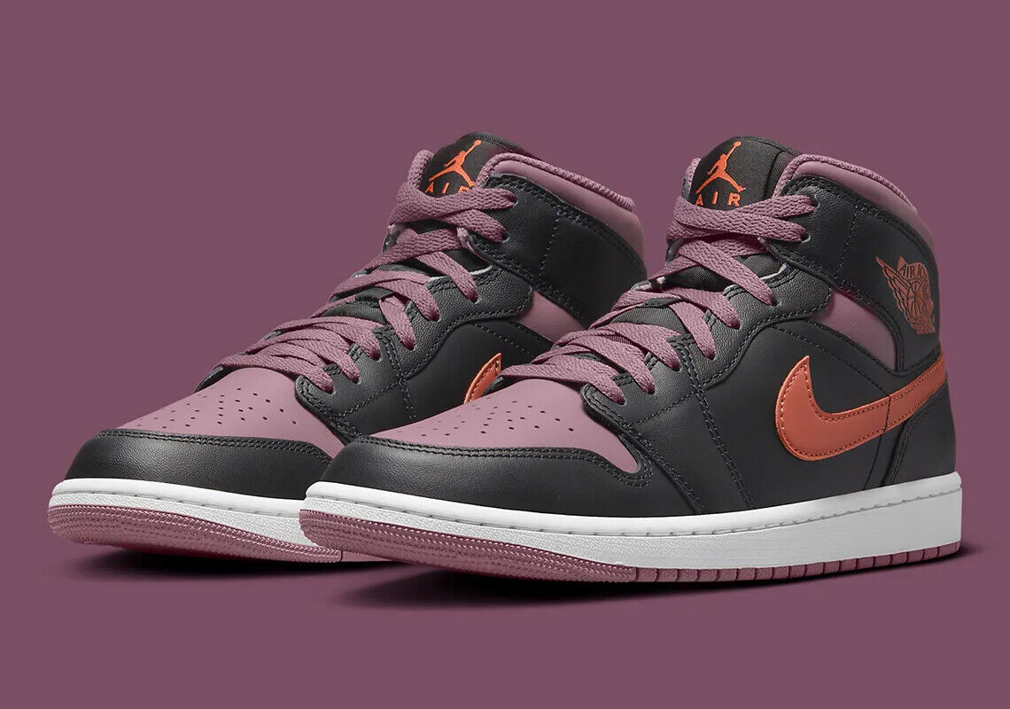 Nike Air Jordan 1 Mid "Black Sky J Mauve"